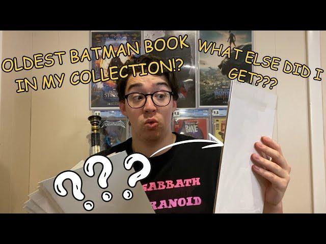 Awesome Comic Book Haul! Buying My Oldest Batman Comic…And More!!