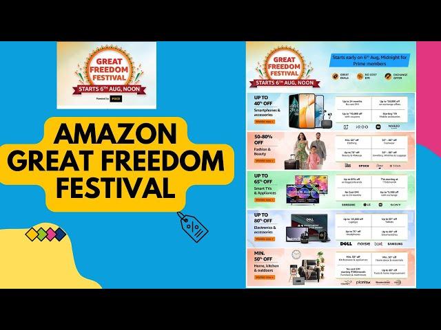 Amazon Great Freedom Festival Sale 2024 | Amazon Sale | Amazon Upcoming Sale | Amazon sale coupon