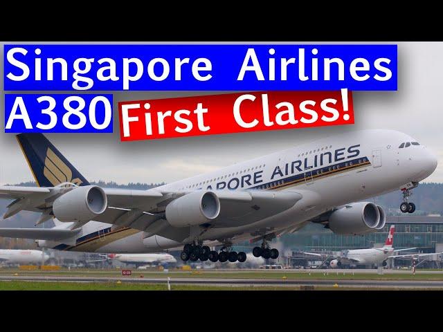Singapore A380 First Class from Frankfurt to New York