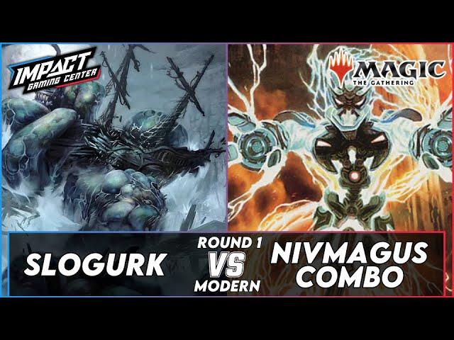 Slogurk (Mike) VS Nivgagus Combo (James) [PAPER] | Modern FNM at Impact Gaming Center | Rd 1