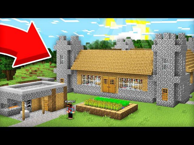 ВСЕ ЖИТЕЛИ ПЕРЕЕХАЛИ В ДЕРЕВЕНСКИЙ ЗАМОК В МАЙНКРАФТ | Компот Minecraft