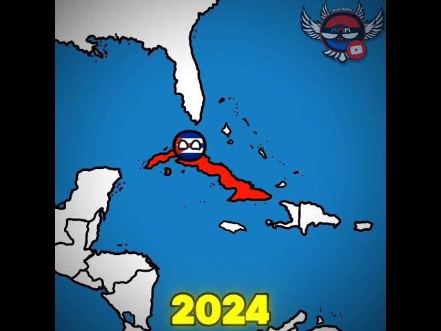 Cuba's History 🟦 | #countryballs #cuba #history #shorts
