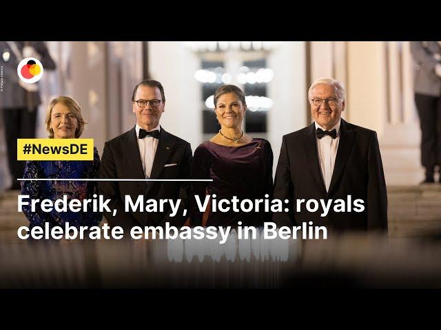 Frederik, Mary, Victoria and co: royals celebrate embassy in Berlin