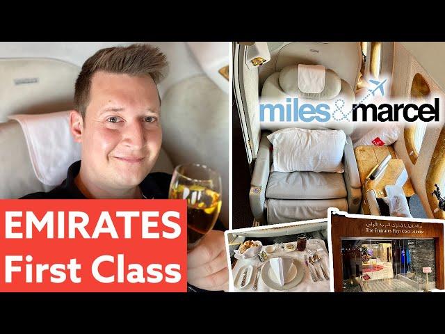 Luxus pur!? Emirates First Class · Boeing 777 · Miles & Marcel