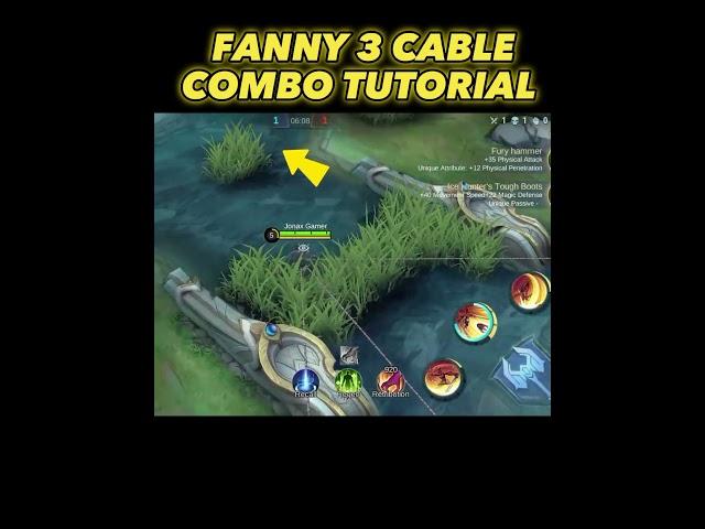 Fanny 3 Cable Combo Tutorial!!! #fannytutorial #fanny #mobilelegends #mlbb #mlbbtutorial