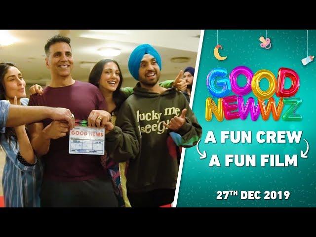 #BehindTheGoodNewwz | Fun Crew = Fun Film | Akshay, Kareena, Diljit, Kiara, Raj | Good Newwz | 27Dec