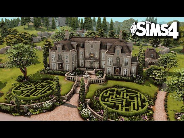 French Chateau - The Sims 4 Speed Build