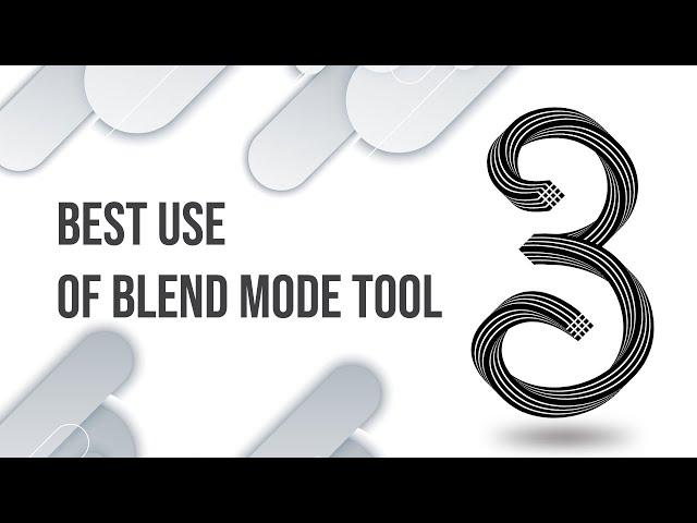 Best use of blend mode tool in Adobe Illustrator Trips