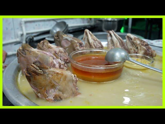 Cooking 1000 lamb heads in one hour and cooking recipe