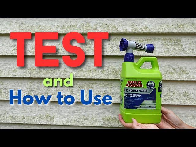 Mold Armor E-Z House Wash - TEST and How to Use