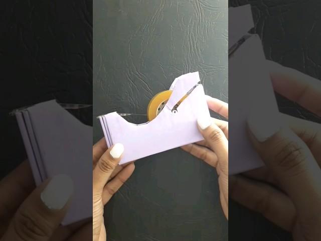 How to make a cardboard tape dispenser 