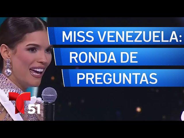 Miss Venezuela frente a los jueces: ¿cómo le fue en la ronda de preguntas?