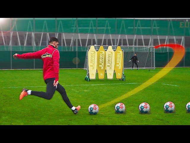 Ultimate Free Kick Challenge: Bundesliga Pro (79-FIFA rating) vs. amateur footballer