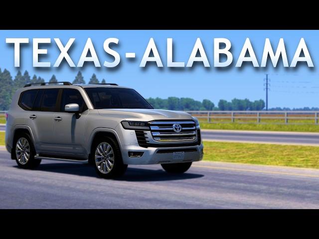 ATS Long Road Trip - Texas to Alabama | American Truck Simulator - Realistic Drive