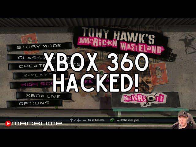 How To Run the Hypervisor Exploit With Tony Hawk’s American Wasteland for Xbox 360