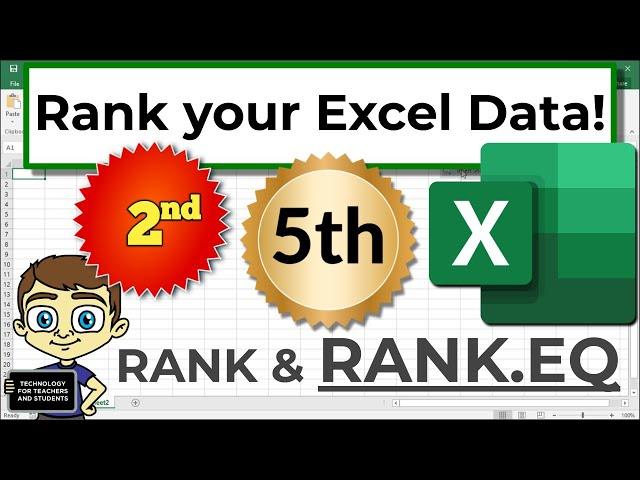 Rank Your Excel Data with the RANK Function