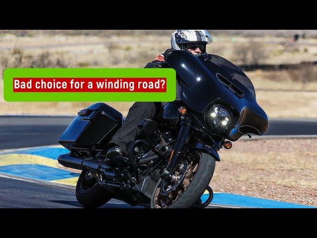 Tips for riding the twisty roads on a heavyweight bike.