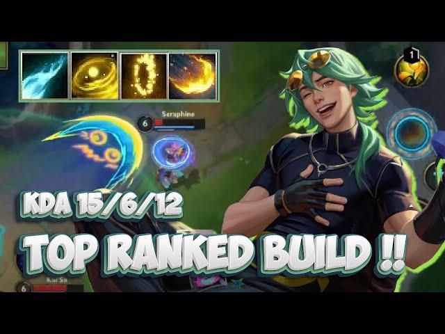 15 KILL !! HEARTSTEEL EZREAL USING TOP RANKED BUILD !! GAMEPLAY / WILD RIFT ( BUILD + RUNES)