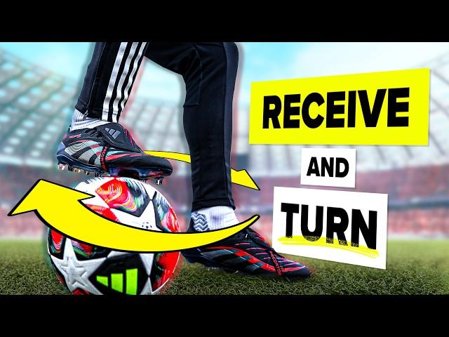 5 EASY ways to receive the ball and turn with your first touch