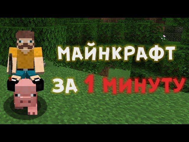 Как пройти Майнкрафт за 1 минуту