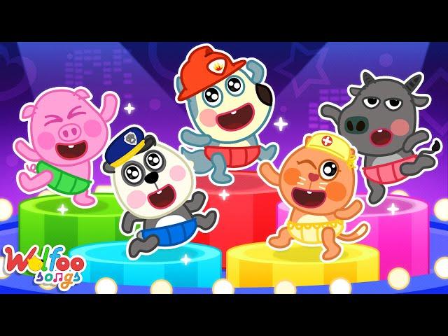 Rescue Dance Challenge ️ Dance Songs for Kids  Wolfoo Nursery Rhymes & Kids Songs