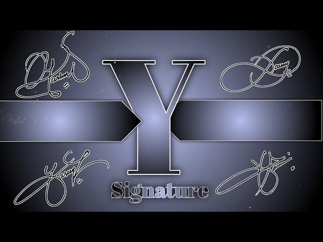 Y Signature Name Design / Y Signature of your name