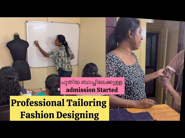 Professional Tailoring course admission started online and offline