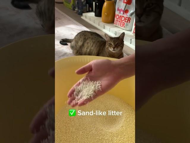 check out real litter review from Dundun #cat #catsupplies #catlover #wonderlitter #michu #catlitter