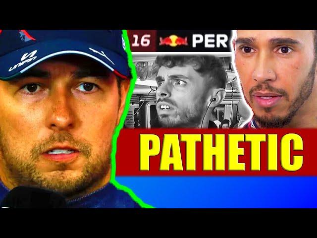 Perez & Hamilton FUMING at Qatar Sprint Quali! 