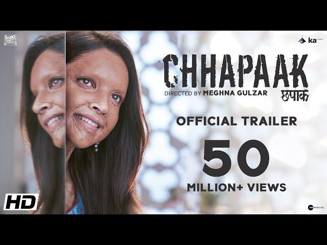 Chhapaak | Official Trailer | Deepika Padukone | Vikrant Massey | Meghna Gulzar | 10 January 2020