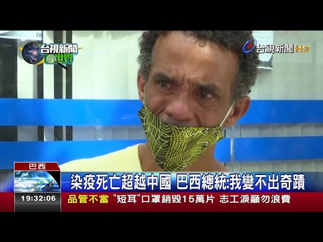 染疫死亡超越中國巴西總統:我變不出奇蹟