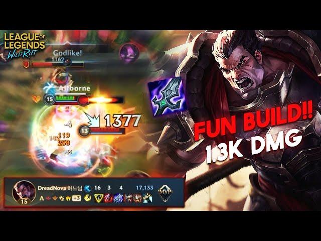 RUINED KING DARIUS BUILD IS FUN!! | VS RANGED MATCHUP HARD CARRIED | WILDRIFT