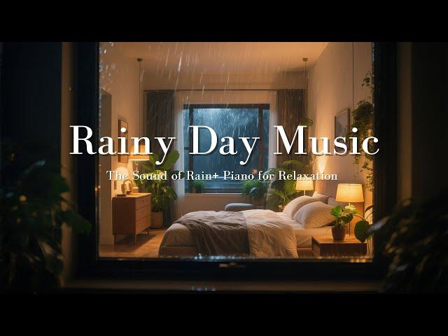 放鬆的睡眠音樂，伴隨著窗外的雨聲，緩解壓力Relaxing Sleep Music with Rain Sounds on Windows, Stress Relief