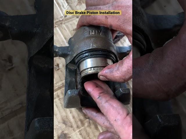 Disc Brake Piston Installation Trick #shortvideo #shorts #short #viralshort #automotive