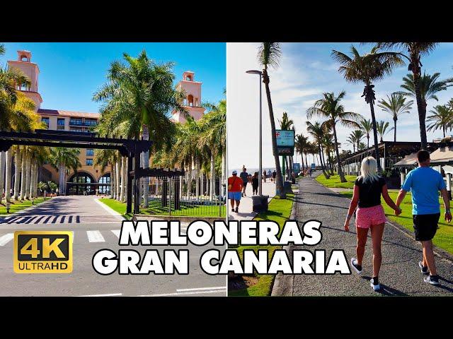 MELONERAS  Maspalomas Gran Canaria  | Walking Tour [4K UHD] | JoyofTraveler