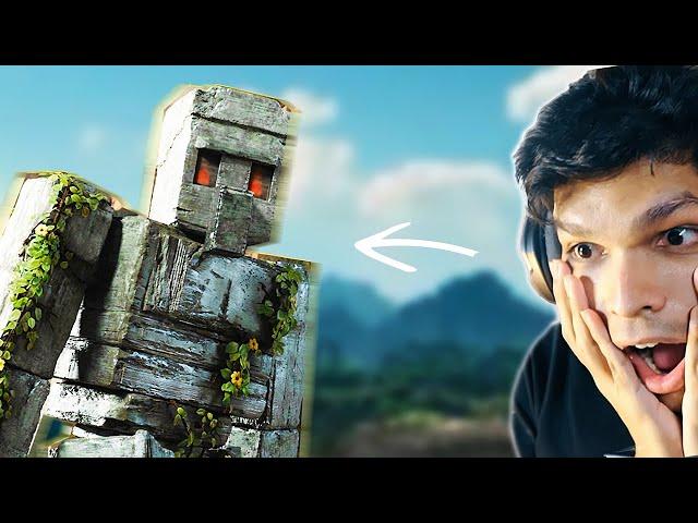 Real Life Iron Golem in Minecraft Movie 