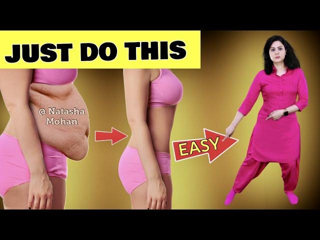 Don't Run Or Jump, If Your Waist is Above 34 Inches ! Do This To Lose Your Belly Fat