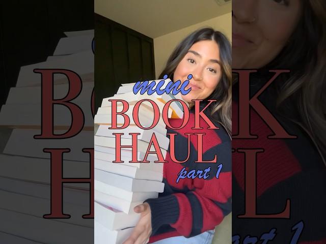 mini book haul part 1!!  #bookhaul #booktube #books