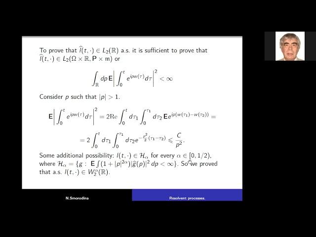 Resolvent processes. Natalia Smorodina (St. Petersburg Department of Steklov Mathematical Institute)