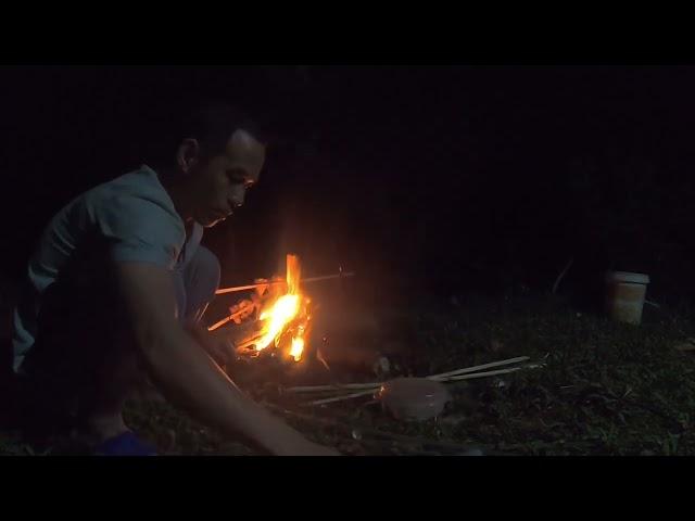 lê hiếu vlogs |Nướng Cá Trong lán Buổi Tối Thanh vắng| #lehieuvlogs