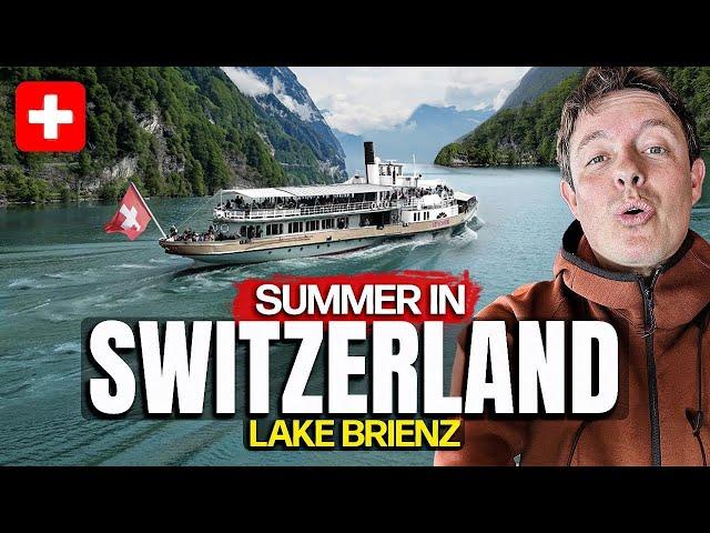 SWITZERLAND  LUXURY BOAT of LAKE BRIENZ (Am I Dreaming?)