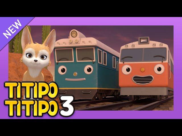 TITIPO S3 EP22 Danny goes to the desert l Cartoons For Kids | Titipo the Little Train