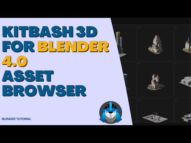 How to Set up Kitbash 3D and Kitbash Cargo in Blender 4 0 asset browser