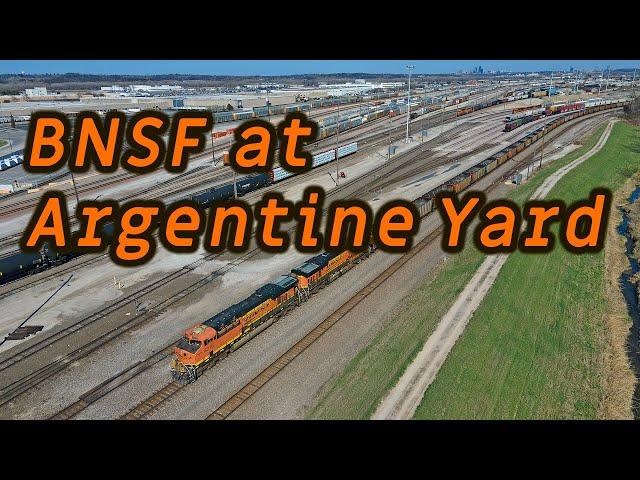 2023-04-01 BNSF at Argentine Yard KCKS