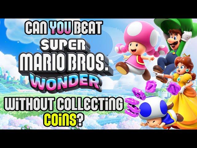 VG Myths - Can You Beat Super Mario Bros. Wonder Without Collecting Coins?