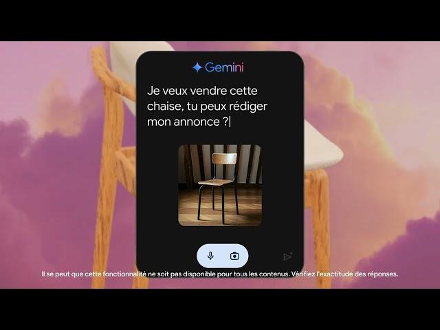 Essayez Gemini, l'assistant IA de Google | Petite annonce