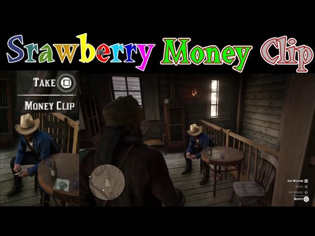 RDR2 Strawberry money clip