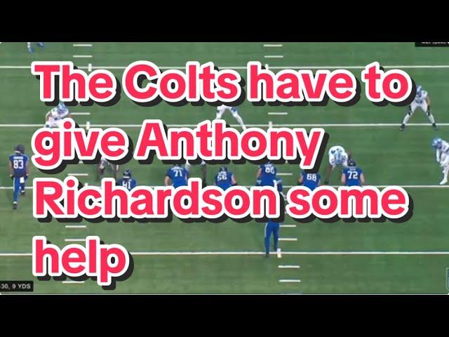 The Colts have to give Anthony Richardson some help