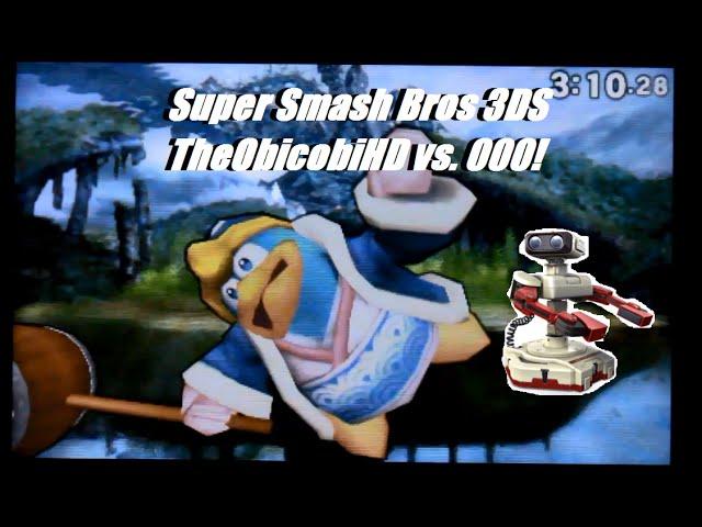 Super Smash Bros. 3DS TheObicobiHD vs. 000! Part 1 of 2
