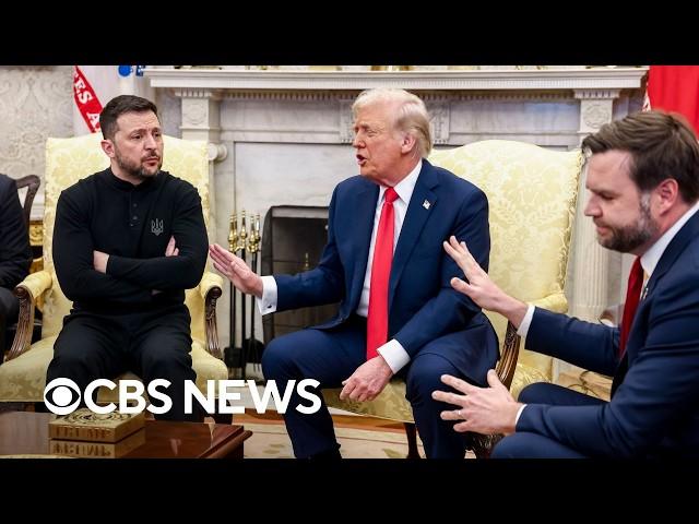 Trump-Zelenskyy meeting blowup, reactions, the aftermath and more